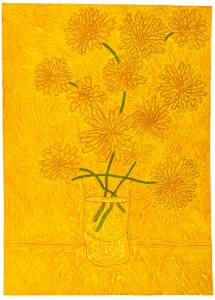 Roadside Flowers (2011) 61cmx84cm From the official website of British artist, Jim Haldane MA RCA www.jimhaldane.com Copyright © Jim Haldane