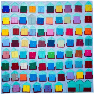 Beach Huts (2008) 139cmx140cm From the official website of British artist, Jim Haldane MA RCA www.jimhaldane.com Copyright © Jim Haldane